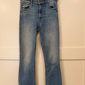 Mother Insider Crop Step Fray Size 24